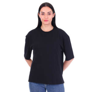 ficon women oversized solid cotton t shirt